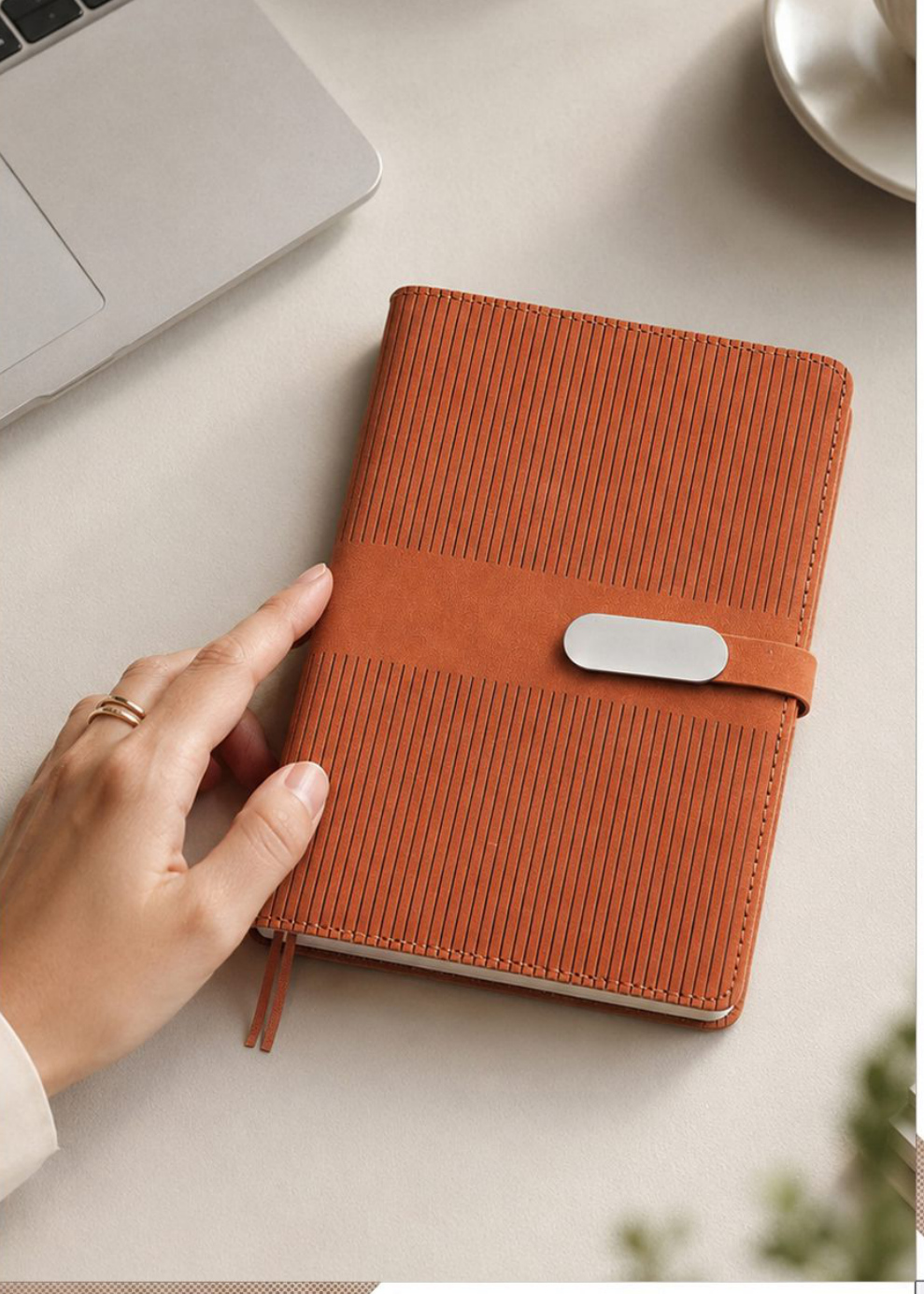 V-718 Contemporary Matte Grain Corporate Diary